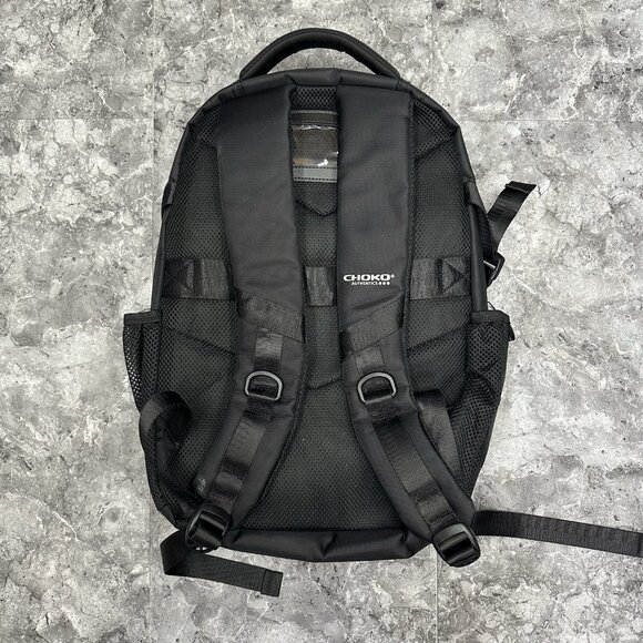 Corvette GM Backpack CHOKO Padded Laptop Travel Black - Picture 2 of 6